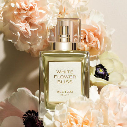 white flower bliss all i am beauty